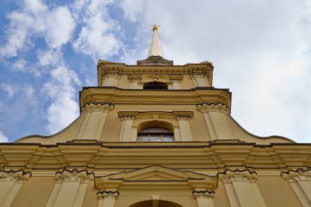 The spire of the Peter and Paul Fortress. St. Petersburg. Russia.のeditorial素材