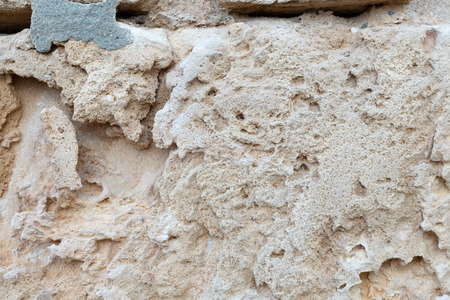 Texture background of sandstone in the sunlightの写真素材