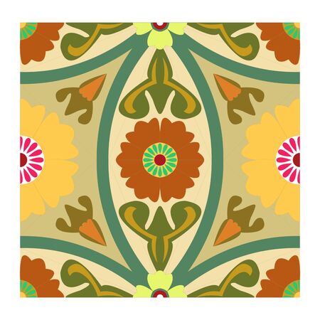Set of eight colorful floral patterns (seamlessly tiling).Seamless pattern can be used for wallpaper, pattern fills, web page background,surface textures. Floral seamless backgrounds combo.の写真素材
