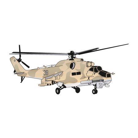 Isolated helicopter vector illustration in EPS10のイラスト素材