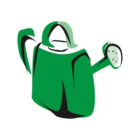 watering can icon in EPS10のイラスト素材