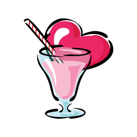 Cocktail alcohol drinks realistic decorative icons set with cosmopolitan bloody mary b-52 margaritaのイラスト素材