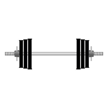 Barbell vector illustration isolated on a white background in EPS10のイラスト素材