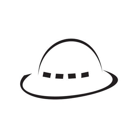 Space Aliens. UFO icon isolated on a white backgroundのイラスト素材