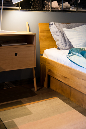 Stylish apartments in Scandinavian styleの写真素材