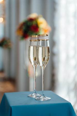 Rustic and vintage wedding backdrop idea made from old oriented strand board woodの写真素材