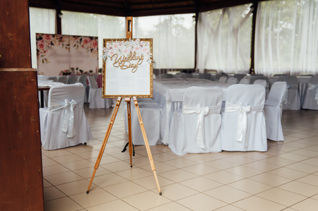 invitation for guests for a wedding ceremonyの写真素材