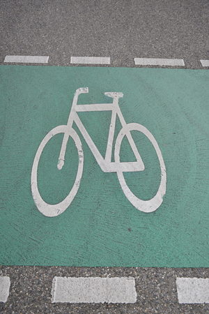 Traffic warning signs for drivers and pedestriansの写真素材