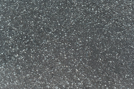 Light grey asphalt road texture, top viewの写真素材