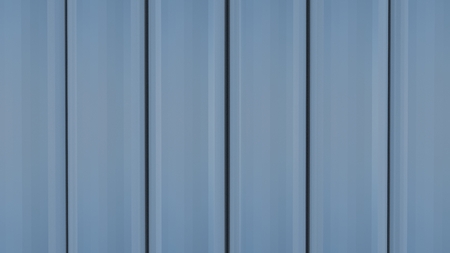 Abstract blue stripes /lines /tubes background. Blue metal. Render.の写真素材