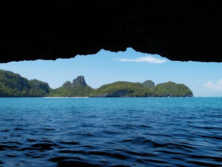 An Island in angthong national parkの写真素材