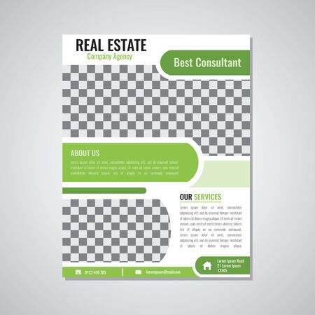 Real estate brochure image illustrationのイラスト素材