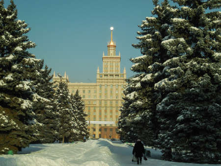 Chelyabinsk, Chelyabinsk / russia - June 15 2015: South Ural State University (SUSU) in Chelyabinsk ,Ð®Ð¶Ð½Ð¾-Ð£ÑÐ°Ð»ÑÑÐºÐ¸Ð¹ ÐÐ¾ÑÑÐ´Ð°ÑÑÑÐ²ÐµÐ½Ð½ÑÐ¹ Ð£Ð½Ð¸Ð²ÐµÑÑÐ¸ÑÐµÑ
(Ð®Ð£ÑÐÐ£)のeditorial素材