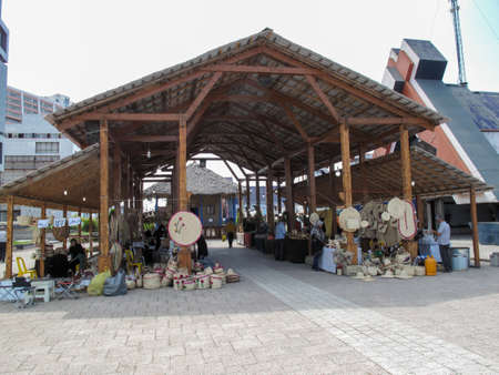 Gilan, IRAN 06 06 2020: Handicrafts Bazaar in Gilan, Iran. Handicrafts exhibition.のeditorial素材