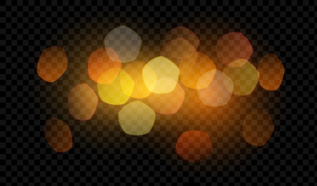 Bokeh isolated on transparent backgroundのイラスト素材