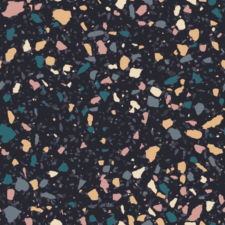 Terrazzo flooring vector seamless patternのイラスト素材