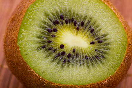 Kiwi cutaway. Food macro shotの写真素材
