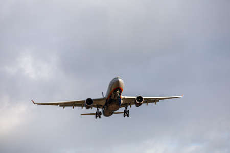 Aeroflot Airbus A330 Registration VQ-BBE. Plane take off or landing in Sheremetyevo International...
