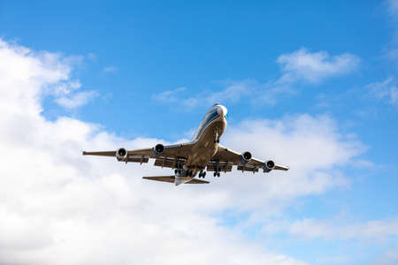 Air Bridge Cargo Boeing 747-400F Registration VQ-BIA. Plane take off or landing in Sheremetyevo...