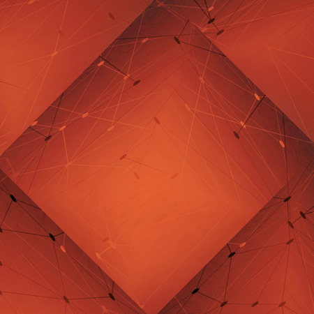 abstract brown polygonal background textureの写真素材