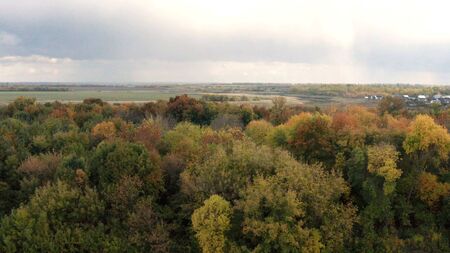 Autumn in the Russian outbackの写真素材