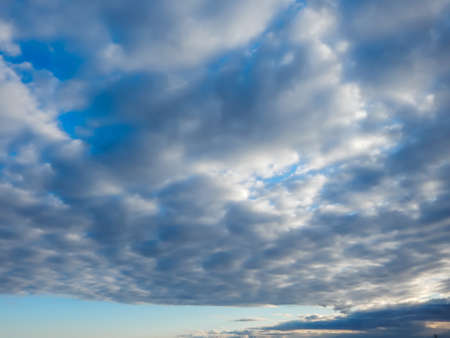 sky in clouds, sunlight through the clouds!の写真素材