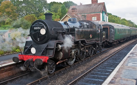 Steam Locomotive Train Sussex, England