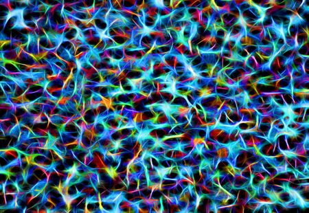 Random Neon pattern backgroundの写真素材