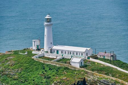 South Stack Lighthouse in Anglesey, Wales, UK,