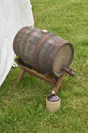 American Civil War Military bivouac and camp life re-enactment