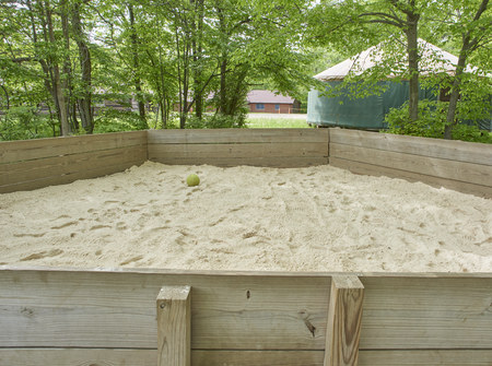 Best Sand donation of beach sand for Hiram House Camp.の写真素材