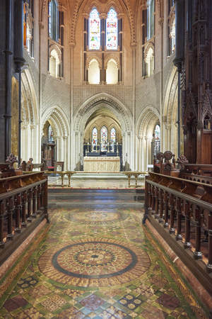 Ireland Trip (May 19-29, 2019) Dublin, Ireland.Christ Church Cathedral. Old standing building in...