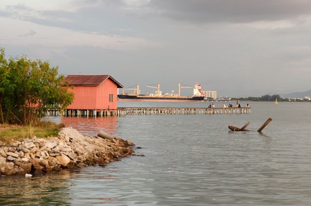 a amazing Sunrise and Sunset in George Town, Penang Malaysiaのeditorial素材
