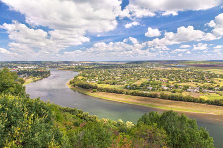 village settlement on the riverside
