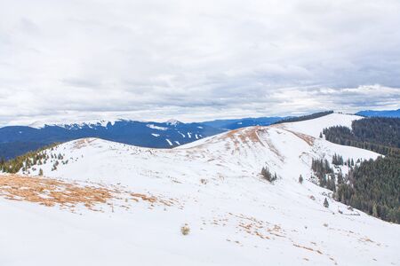 mountain range scenery