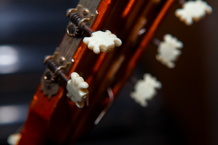 Guitar tuning pegsの写真素材
