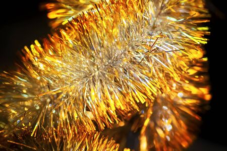 glitter christmas decorationの写真素材