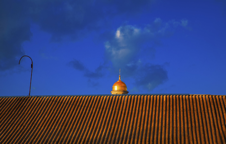 Cupola over the roofの写真素材