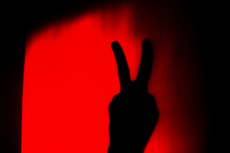 symbol of victoryの写真素材