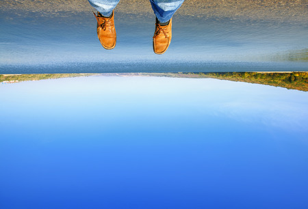 inside out viewの写真素材