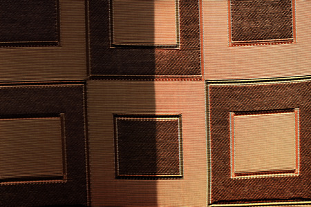 abstract squares on fabric