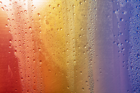 colorful background with dropsの写真素材