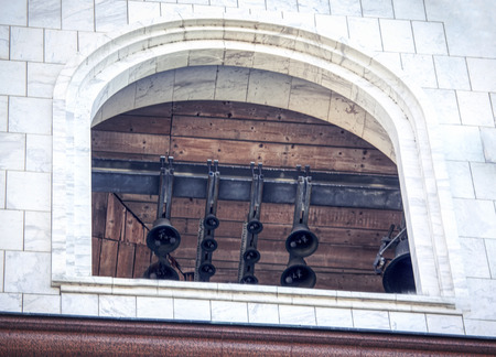 ancient tower with church bells