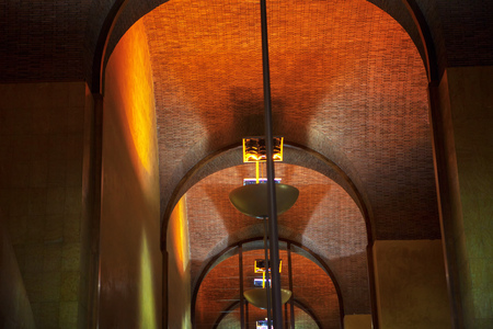 ceiling with arches in old style