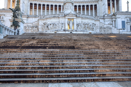 stairs of Altare della Patria in Romeのeditorial素材
