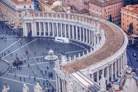 Vatican city and St. Peter's Squareのeditorial素材
