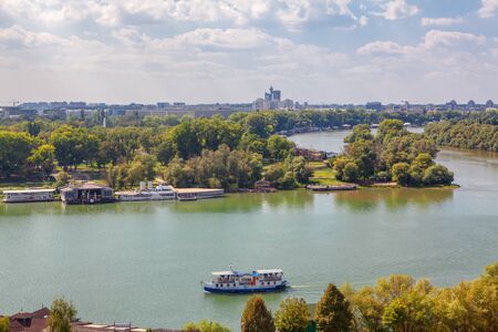 Danube and Sava river in Belgrade