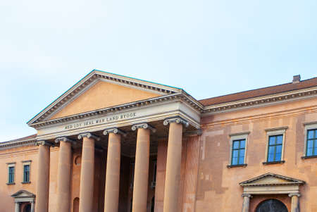 City Court of Copenhagen with Architectural Columnsのeditorial素材