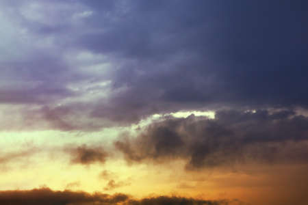 Grey cloudy sky . Gloomy weather