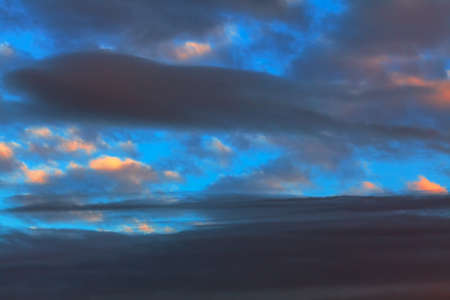 Calm heaven with dark clouds
